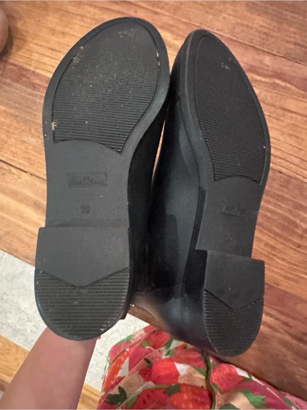 Sam Edelman Black Ankle Booties with Gold Logo Detail